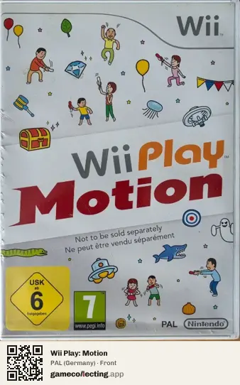 Wii Play: Motion Nintendo Wii, Germany box front