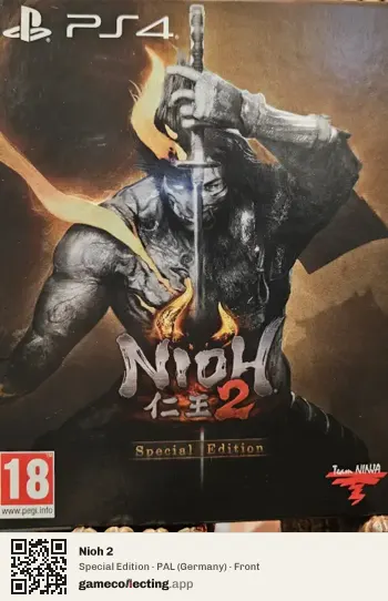 Nioh 2 PlayStation 4, Germany box front