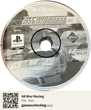 All Star Racing PlayStation, PAL disc