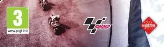 MotoGP 15, the PEGI square on its front