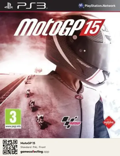 MotoGP 15 PlayStation 3, PAL box front