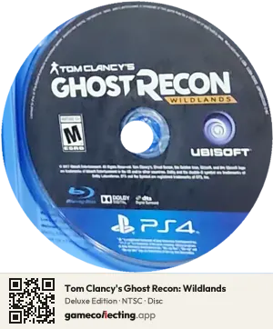 Tom Clancy's Ghost Recon: Wildlands PlayStation 4, NTSC disc