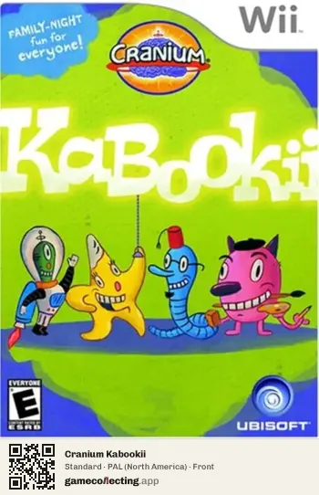 Cranium Kabookii Nintendo Wii, North America box front