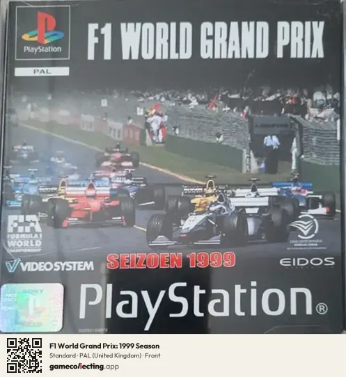 F1 World Grand Prix: 1999 Season PlayStation, United Kingdom box front