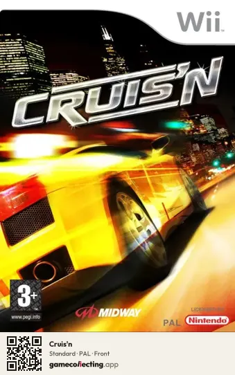 Cruis'n Nintendo Wii, PAL box front