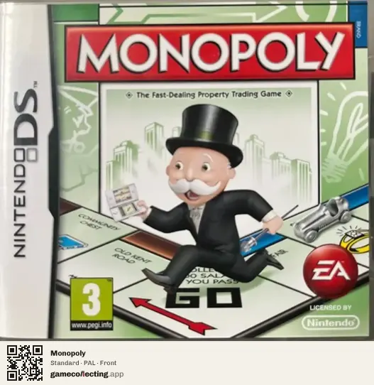 Monopoly Nintendo DS, PAL box front