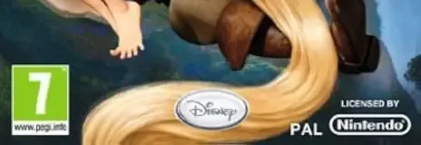 Tangled, the PEGI square on its front