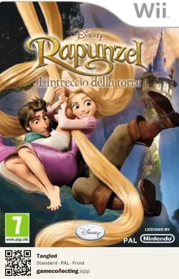 Tangled Nintendo Wii, PAL box front