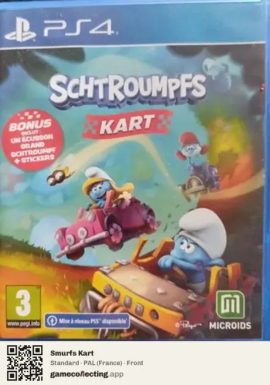 Smurfs Kart PlayStation 4, France box front