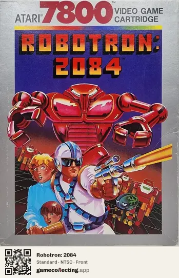 Robotron: 2084 Atari 7800, NTSC box front