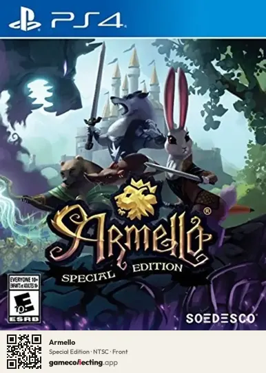 Armello PlayStation 4, NTSC box front