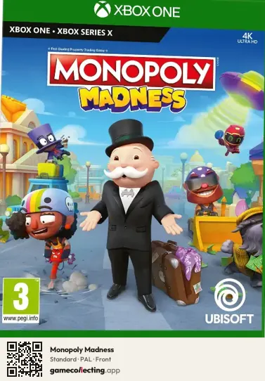 Monopoly Madness Xbox One, PAL box front