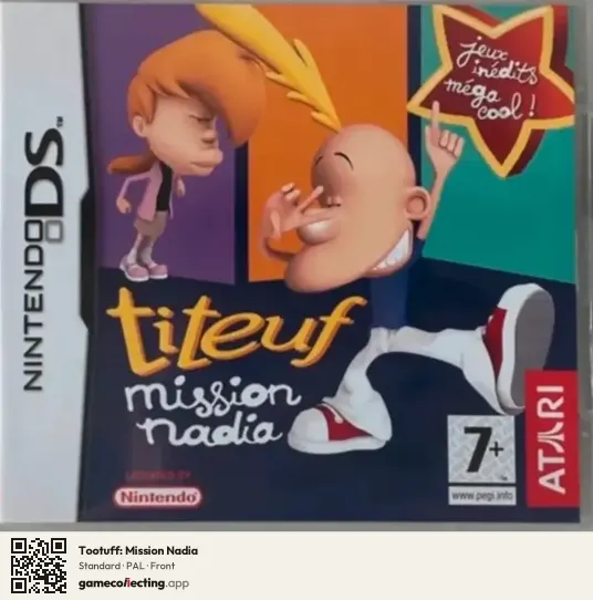 Tootuff: Mission Nadia Nintendo DS, PAL box front