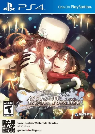 Code: Realize: Wintertide Miracles PlayStation 4, NTSC box front