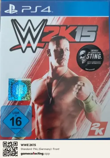 WWE 2K15 PlayStation 4, Germany box front