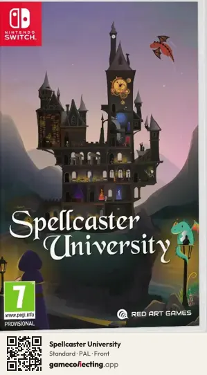 Spellcaster University Nintendo Switch, PAL box front