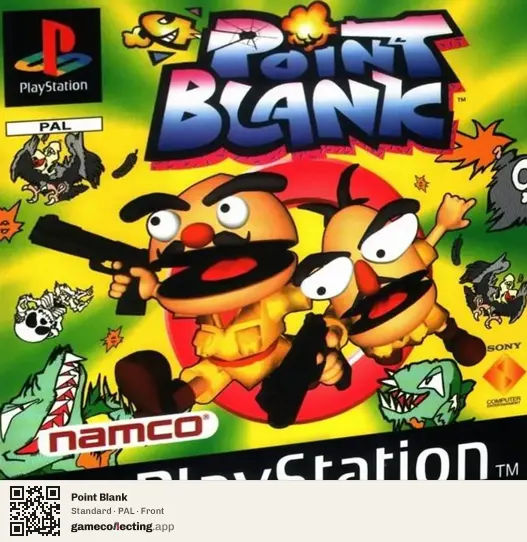 Point Blank PlayStation, PAL box front