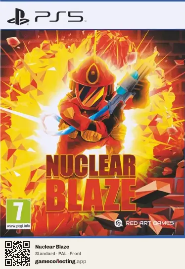 Nuclear Blaze PlayStation 5, PAL box front