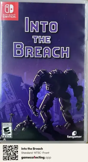 Into the Breach Nintendo Switch, NTSC box front