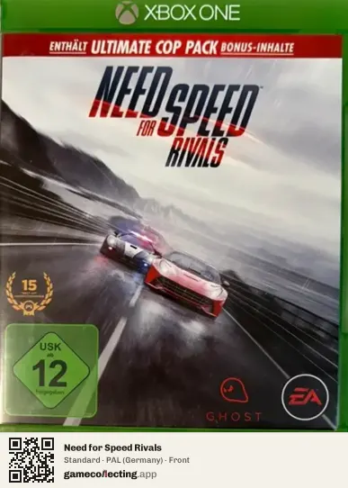 Need for Speed Rivals Xbox One, Germany box front