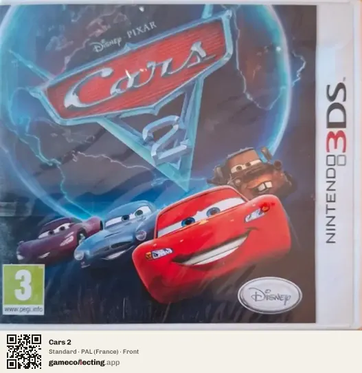 Cars 2 Nintendo 3DS, France box front