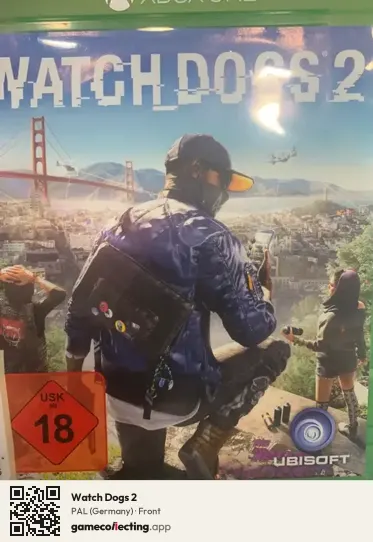 Watch Dogs 2 Xbox One, Germany box front