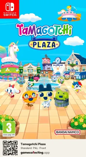 Tamagotchi Plaza Nintendo Switch, PAL box front
