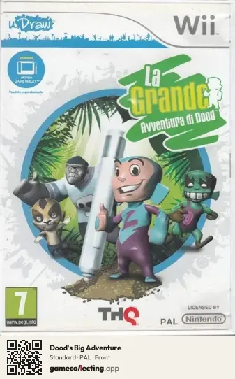 Dood's Big Adventure Nintendo Wii, PAL box front