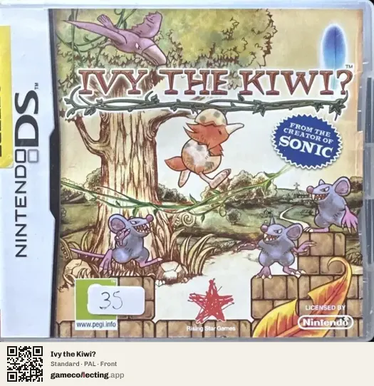Ivy the Kiwi? Nintendo DS, PAL box front