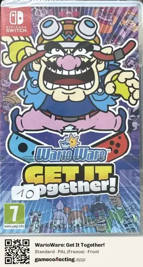 WarioWare: Get It Together! Nintendo Switch, France box front