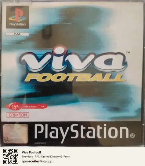 Viva Football PlayStation, United Kingdom box front