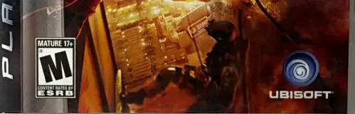Tom Clancy's Rainbow Six: Vegas 2, the ESRB box on its front