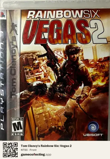 Tom Clancy's Rainbow Six: Vegas 2 PlayStation 3, NTSC box front