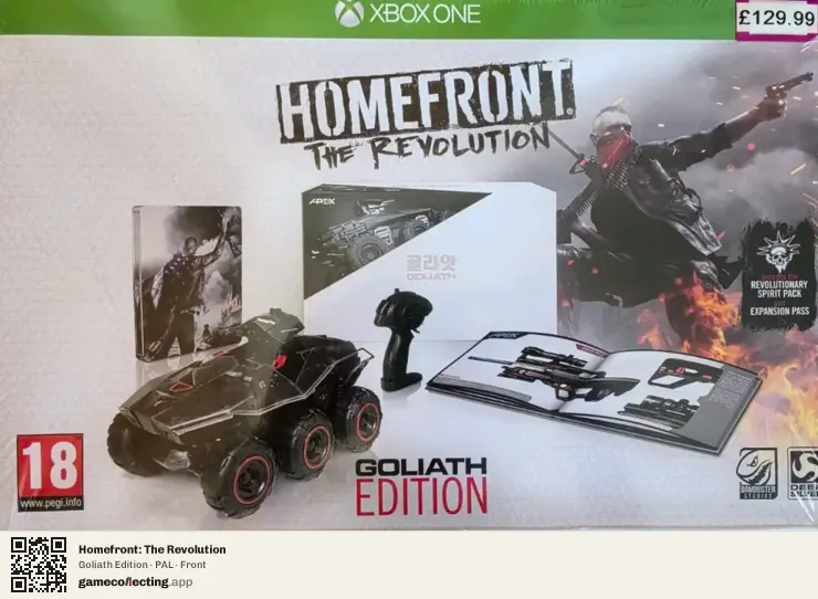 Homefront: The Revolution Xbox One, PAL box front