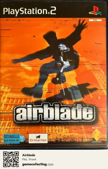 Airblade PlayStation 2, PAL box front