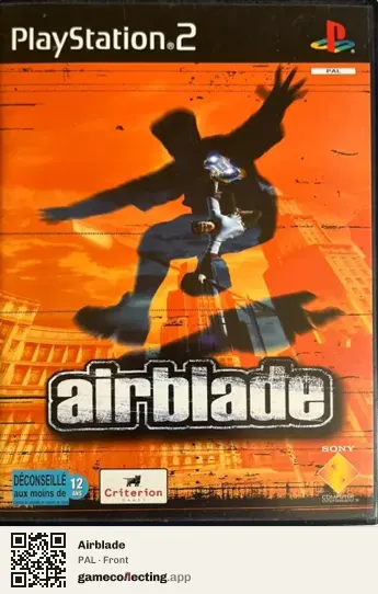 Airblade PlayStation 2, PAL box front