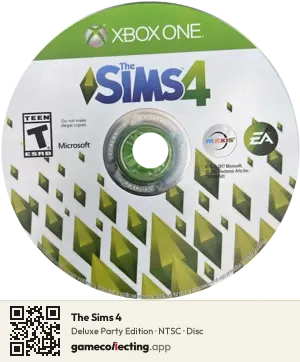 The Sims 4 Xbox One, NTSC disc