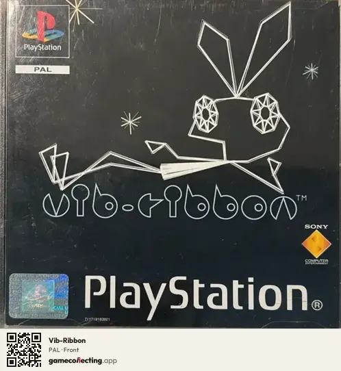 Vib-Ribbon PlayStation, PAL box front