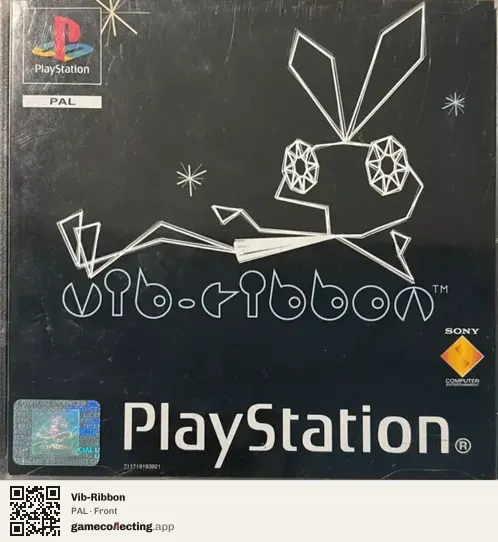 Vib-Ribbon PlayStation, PAL box front
