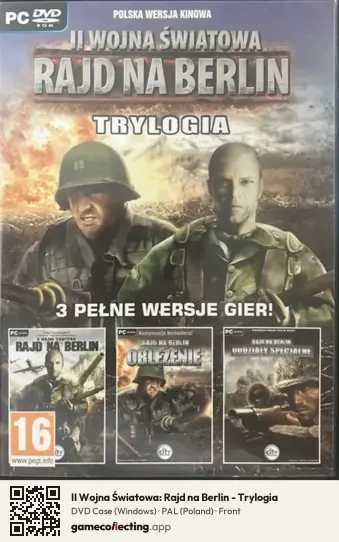 II Wojna Światowa: Rajd na Berlin - Trylogia Computer, Poland box front