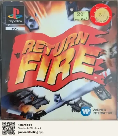 Return Fire PlayStation, PAL box front