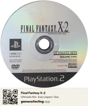 Final Fantasy X-2 PlayStation 2, Asia disc