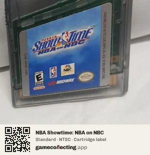 NBA Showtime: NBA on NBC Game Boy Color, NTSC cartridge label