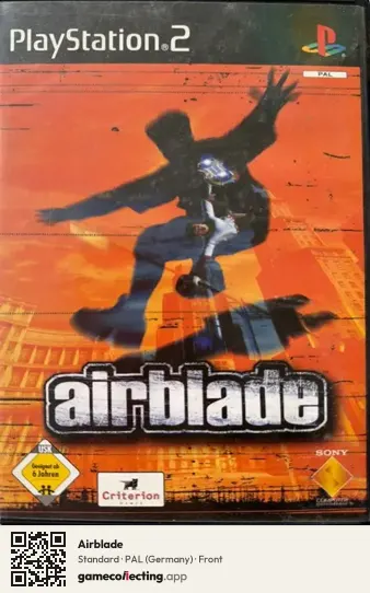 Airblade PlayStation 2, Germany box front