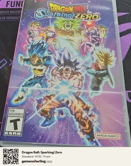 Dragon Ball: Sparking! Zero Nintendo Switch, NTSC box front