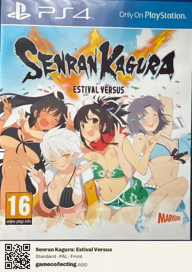 Senran Kagura: Estival Versus PlayStation 4, PAL box front