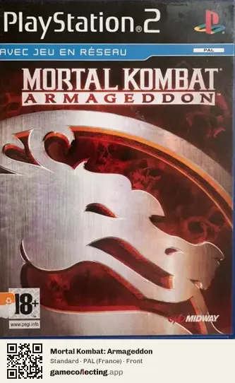 Mortal Kombat: Armageddon PlayStation 2, France box front