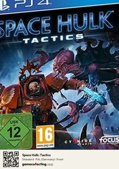 Space Hulk: Tactics PlayStation 4, Germany box front