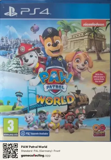 PAW Patrol World PlayStation 4, Germany box front