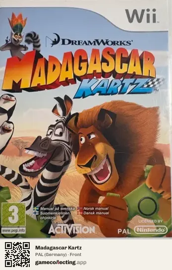 Madagascar Kartz Nintendo Wii, Germany box front